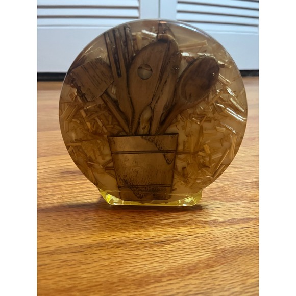 Vintage Kitchen  Resin Lucite Napkin Holder Decor  Excellent Retro - Picture 1 of 3